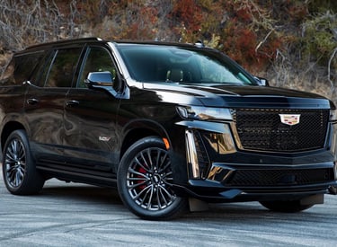 Black SUV for airport ride in Dallas