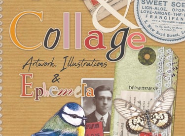 collage, artworks and ephemora for creating your own artworks by carolynne coulson