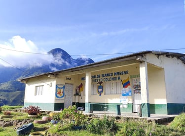 Jóvenes realizando limpieza de senderos en Anzoátegui Tolima