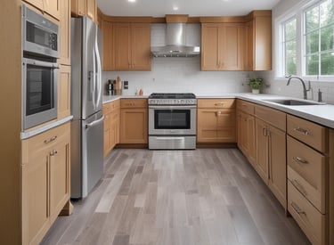 Remodeled kitchen by ProCare Home Services LLC in Grand Blanc, MI