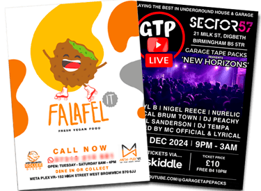 A5 flyer designs