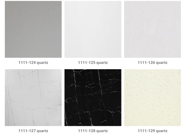 a variety of different colors of marble tiles
