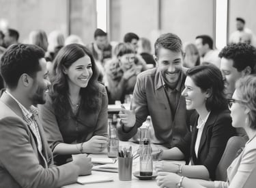 A building entrance with metal barred doors and windows, featuring signs indicating it belongs to a faculty for high-quality training. The facade is white, and there are red fire extinguishers and safety notices mounted on the wall next to the entrance.