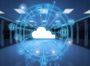 un cloud avec des applications autour