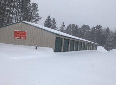 Self Storage Units, Hurley, WI - winter