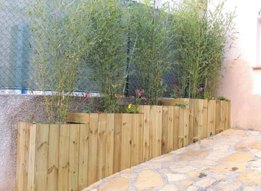 bac pour plante fabriqué sur mesure