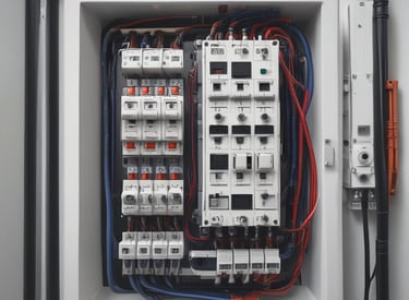 An image of an electrical installation.