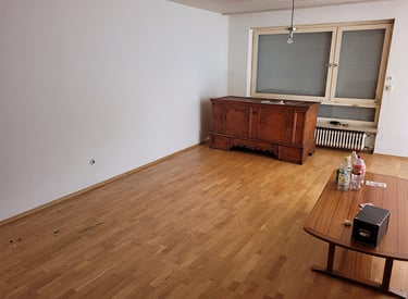 Salon avant à rénover