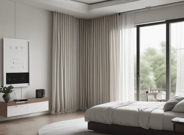 A couple of lights that are on a wall