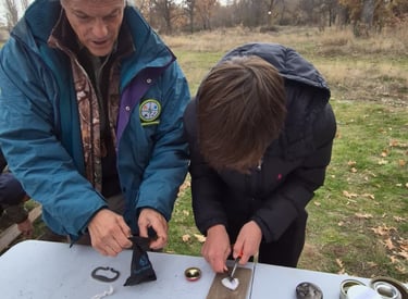 Taller del fuego, utilizando el ferrocerio