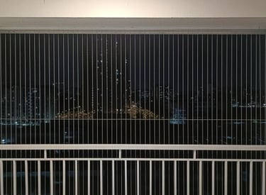Invisible grill services in balcony 