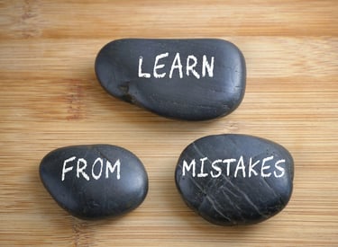 Learn from mistakes.