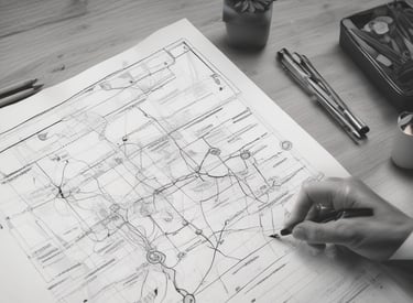 a man riding a skateboard down a street next to tall buildings
