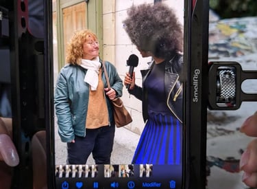 Publicité Les Furets.com avec Corinne MULLER
