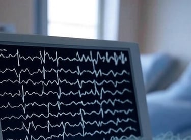 EEG on a monitor
