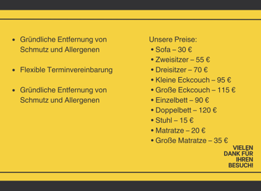 Preisliste