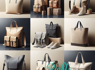 a variety of bags and bags of various types of bags