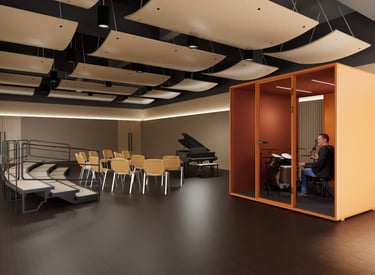 Premium office booth for 6–7 people with full sound insulation