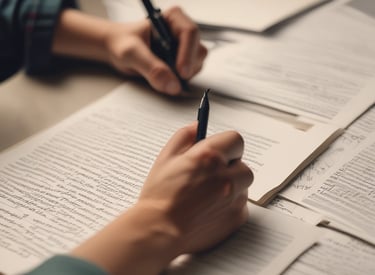 A diverse group of people collaborating on a project.