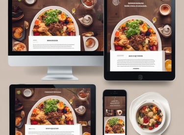 An image depicting a restaurant marketing strategy in action.