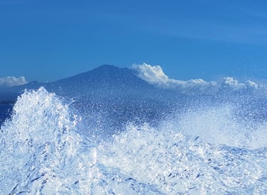 bateau entre Sanur et Nusa Penida Bali