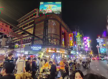 Bangkok marché nocturne  Chinatown