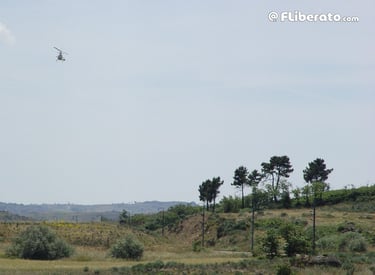 Helicóptero REFER inspeção ferrovia