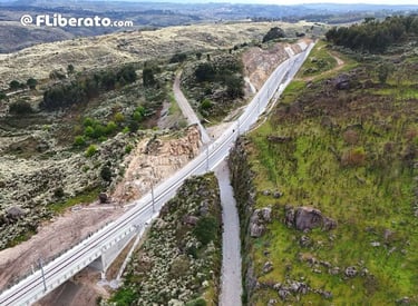 Linha da Beira Abrunhosa antigo e atual traçado