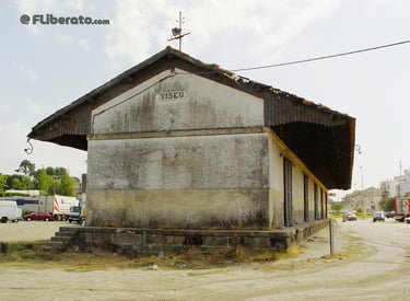 Estação comboios Viseu armazém