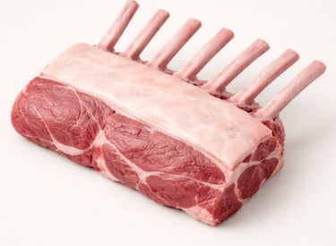 Frenched rack mutton cut for premium markets