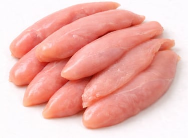 Chicken inner fillet tenderloin halal processed