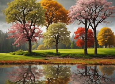 A collection of herbal remedies and essential oils arranged on a wooden table with autumn leaves.