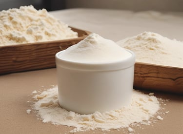 A close-up of high-quality sugar bags.