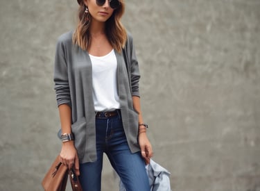 A cozy arrangement of casual wear perfect for everyday use.