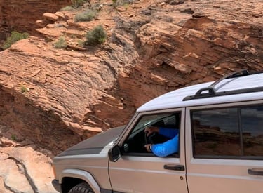 We help build adventures for every rental we complete. Custom Jeep cherokee.