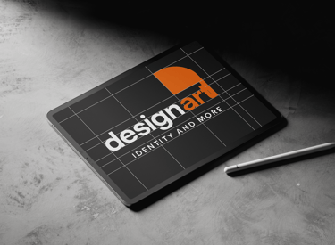 Logo being designed