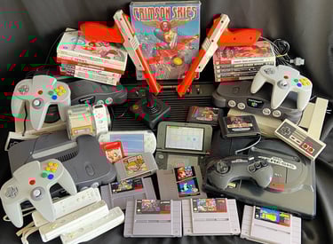 Consolas Retro de los 80;s, 90;s y 2000;s