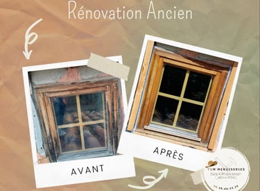 Rénovation fenêtre bois