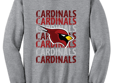 a sweatshirt with a cardinal cardinals logo on it