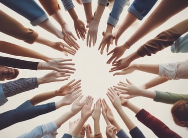 The body of Christ serving together