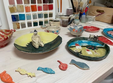 une semaine de stage de poterie