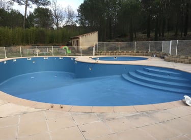 piscine après Etanchéité 