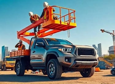 Alquier pick up con cesta elevadora