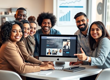 Nossa equipe especializada utiliza as últimas tendências em design e desenvolvimento web para garant