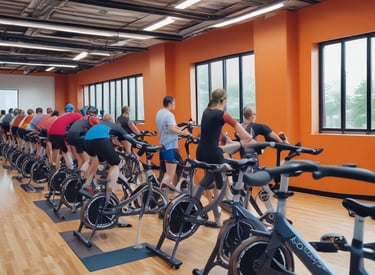 Rows of black meal prep containers are filled with cooked sweet potatoes and slices of turkey, arranged neatly. The containers are placed on a large surface in what appears to be a commercial kitchen setting.