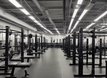 A storefront with a brick facade features a dark blue door and large window panels. The window displays the text 'MealPro For the Athlete in You.' An orange awning covers the entrance area, and there is a reflection of a car in the window. Green plants grow along the sidewalk edge, adding a natural element to the urban scene. The building number 336 is visible above the door.
