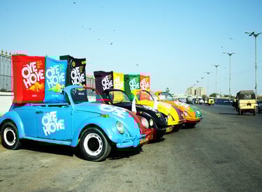 Display of Vehicle Branding