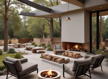 A modern custom home overlooking the coast.