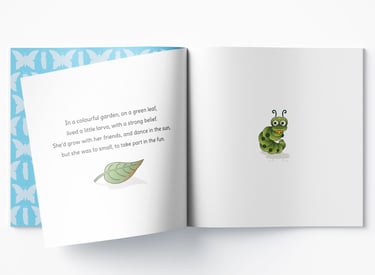 The Little Larva children's book