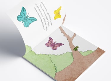 The Little Larva children's book